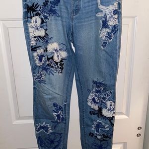 Floral Boyfriend Jeans
